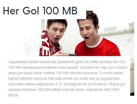 Turkcell Goller Cepte Bedava İnternet